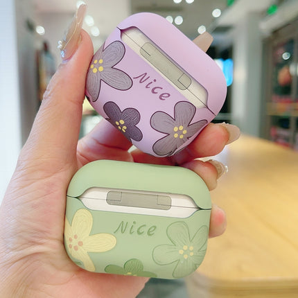 Oil Painting Floral Matte Earphones Protective Case, For AirPods 4, For AirPods Pro 2, For AirPods 3, For AirPods Pro, For AirPods 1 / 2