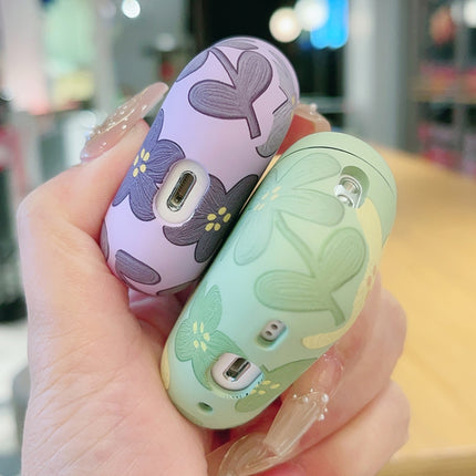 Oil Painting Floral Matte Earphones Protective Case, For AirPods 4, For AirPods Pro 2, For AirPods 3, For AirPods Pro, For AirPods 1 / 2
