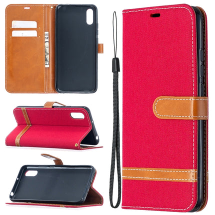 Color Matching Denim Texture Horizontal Flip Leather Case with Holder & Card Slots & Wallet & Lanyard, For Xiaomi Redmi 9A, For Xiaomi Redmi 9C