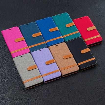 Color Matching Denim Texture Horizontal Flip Leather Case with Holder & Card Slots & Wallet & Lanyard, For Xiaomi Redmi 9A, For Xiaomi Redmi 9C