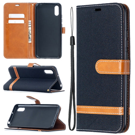 Color Matching Denim Texture Horizontal Flip Leather Case with Holder & Card Slots & Wallet & Lanyard, For Xiaomi Redmi 9A, For Xiaomi Redmi 9C