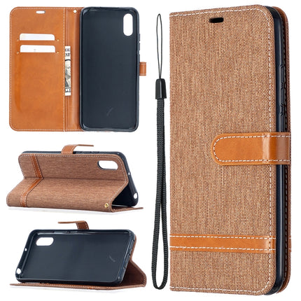 Color Matching Denim Texture Horizontal Flip Leather Case with Holder & Card Slots & Wallet & Lanyard, For Xiaomi Redmi 9A, For Xiaomi Redmi 9C