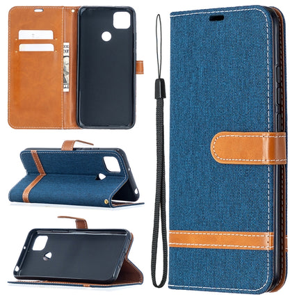 Color Matching Denim Texture Horizontal Flip Leather Case with Holder & Card Slots & Wallet & Lanyard, For Xiaomi Redmi 9A, For Xiaomi Redmi 9C