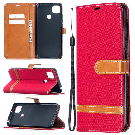 Color Matching Denim Texture Horizontal Flip Leather Case with Holder & Card Slots & Wallet & Lanyard, For Xiaomi Redmi 9A, For Xiaomi Redmi 9C