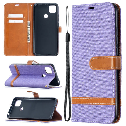 Color Matching Denim Texture Horizontal Flip Leather Case with Holder & Card Slots & Wallet & Lanyard, For Xiaomi Redmi 9A, For Xiaomi Redmi 9C