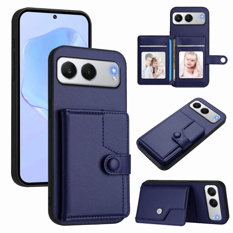 Button Card Bag RFID Anti-theft Phone Case