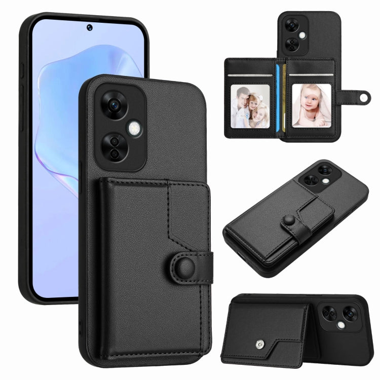 Button Card Bag RFID Anti-theft Phone Case, For OnePlus Nord CE4, For OnePlus Nord CE 3 Lite