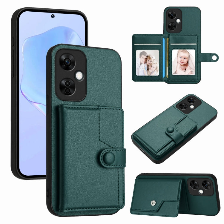 Button Card Bag RFID Anti-theft Phone Case, For OnePlus Nord CE4, For OnePlus Nord CE 3 Lite