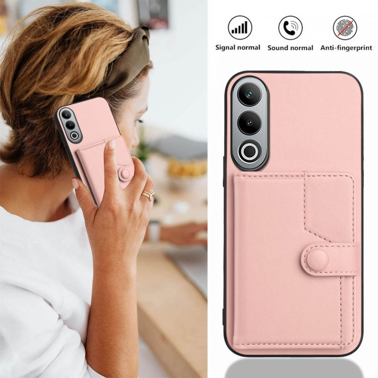 Button Card Bag RFID Anti-theft Phone Case, For OnePlus Nord CE4, For OnePlus Nord CE 3 Lite