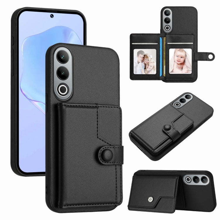 Button Card Bag RFID Anti-theft Phone Case, For OnePlus Nord CE4, For OnePlus Nord CE 3 Lite