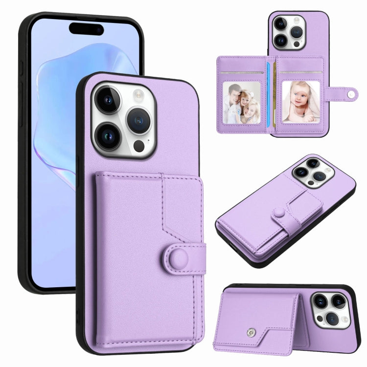 Button Card Bag RFID Anti-theft Phone Case