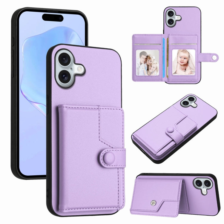 Button Card Bag RFID Anti-theft Phone Case