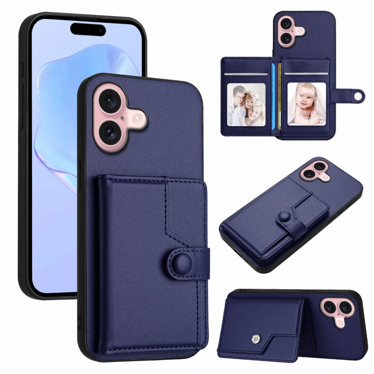 Button Card Bag RFID Anti-theft Phone Case