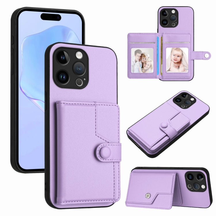 Button Card Bag RFID Anti-theft Phone Case