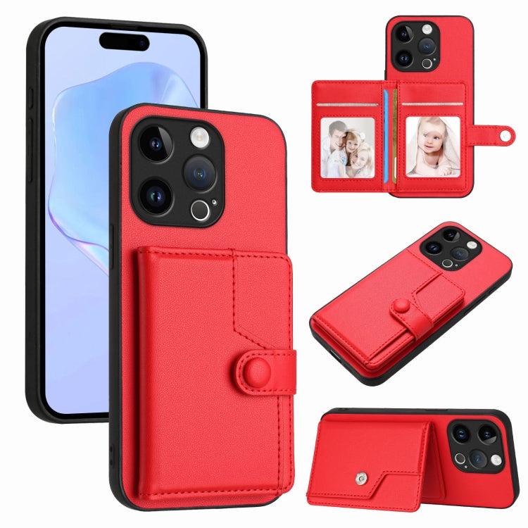 Button Card Bag RFID Anti-theft Phone Case