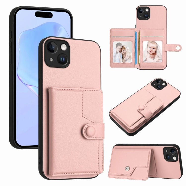 Button Card Bag RFID Anti-theft Phone Case