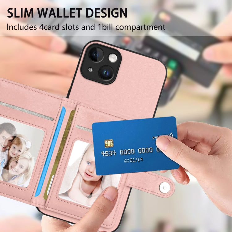 Button Card Bag RFID Anti-theft Phone Case