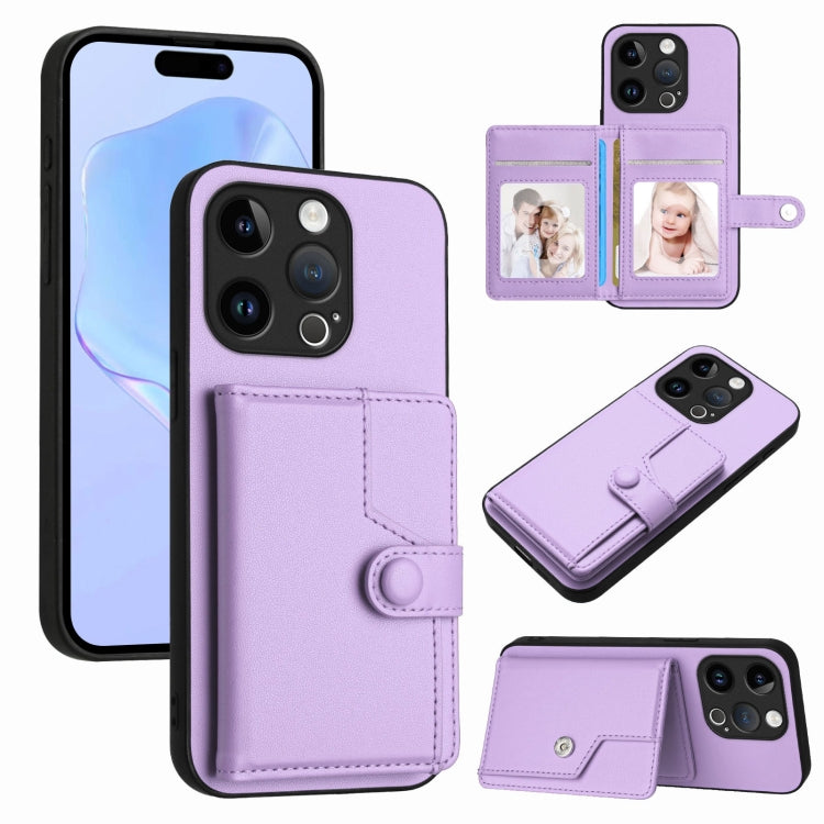 Button Card Bag RFID Anti-theft Phone Case