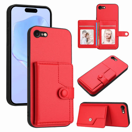 Button Card Bag RFID Anti-theft Phone Case, For iPhone SE 2022 / 2020, For iPhone 13 Pro Max, For iPhone 13 Pro, For iPhone 13