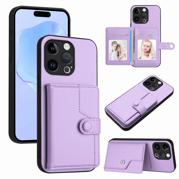 Button Card Bag RFID Anti-theft Phone Case