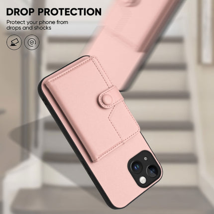 Button Card Bag RFID Anti-theft Phone Case, For iPhone 13 mini, For iPhone 12, For iPhone 12 Pro Max, For iPhone 12 Pro