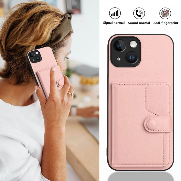 Button Card Bag RFID Anti-theft Phone Case