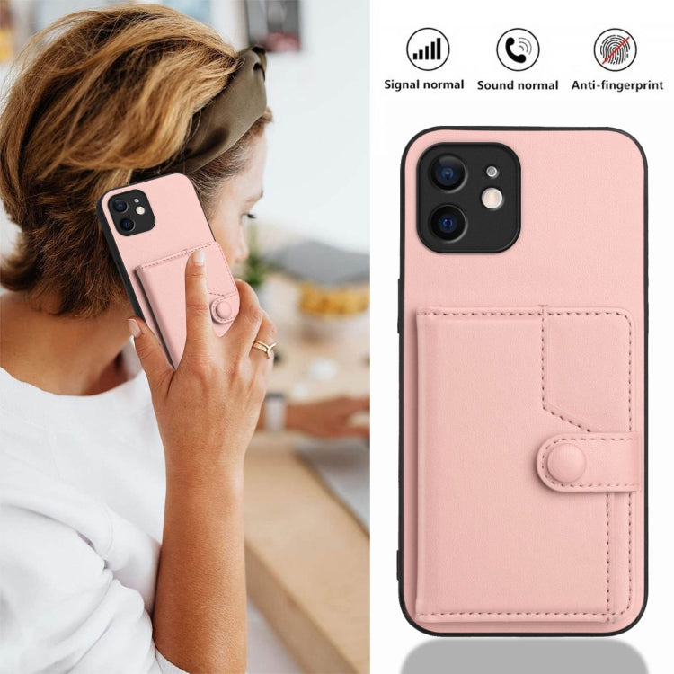 Button Card Bag RFID Anti-theft Phone Case