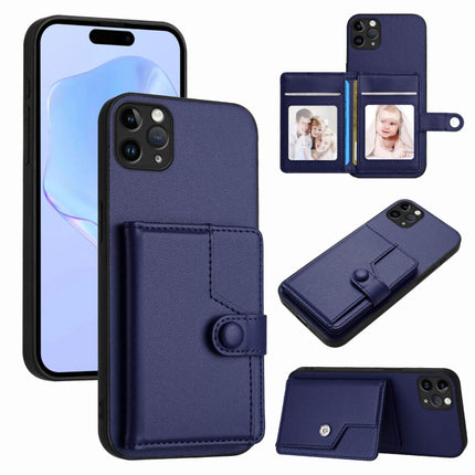Button Card Bag RFID Anti-theft Phone Case, For iPhone 12 mini, For iPhone 11 Pro Max, For iPhone 11, For iPhone 11 Pro