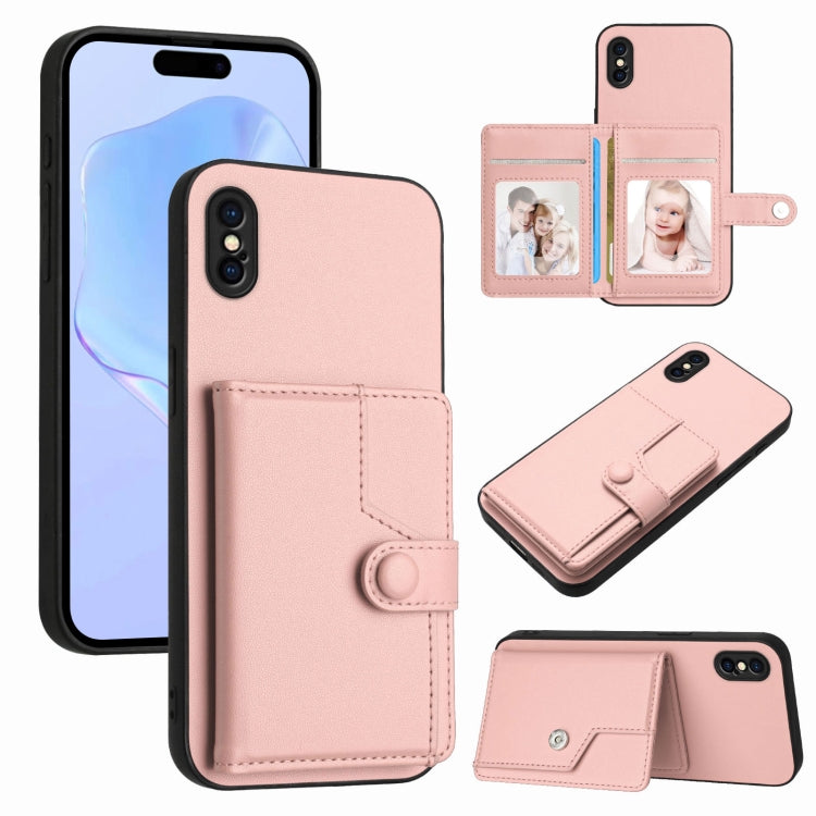 Button Card Bag RFID Anti-theft Phone Case