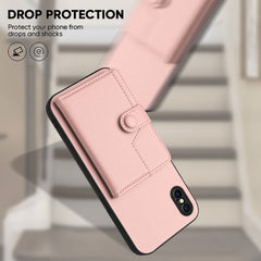 Button Card Bag RFID Anti-theft Phone Case