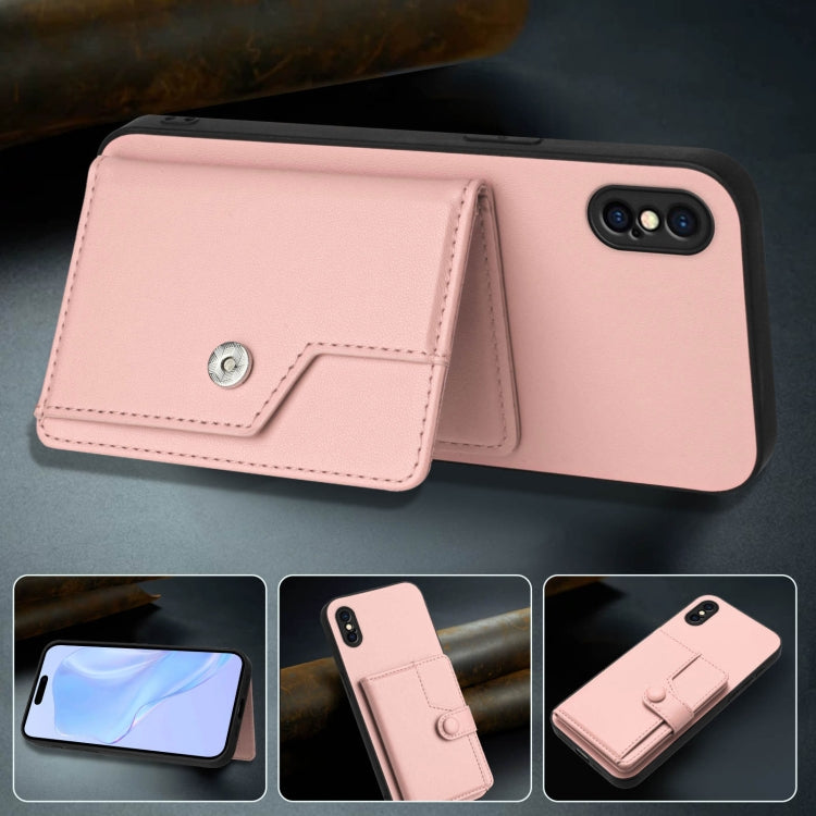 Button Card Bag RFID Anti-theft Phone Case