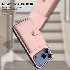 Button Card Bag RFID Anti-theft Phone Case