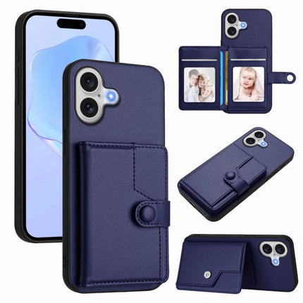 Button Card Bag RFID Anti-theft Phone Case, For iPhone 17 Pro Max, For iPhone 17 Pro, For iPhone 17, For iPhone Air