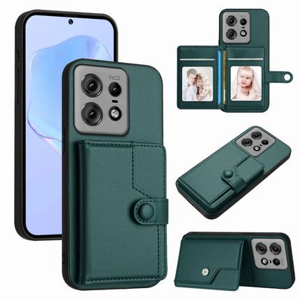 Button Card Bag RFID Anti-theft Phone Case, For Motorola Edge 50 Pro, For Motorola Edge 50 Fusion, For Motorola Moto G 5G 2024, For Motorola Moto G Stylus 5G 2024