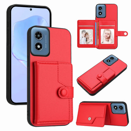 Button Card Bag RFID Anti-theft Phone Case, For Motorola Moto G Play 4G 2024, For Motorola Moto G Power 5G 2024