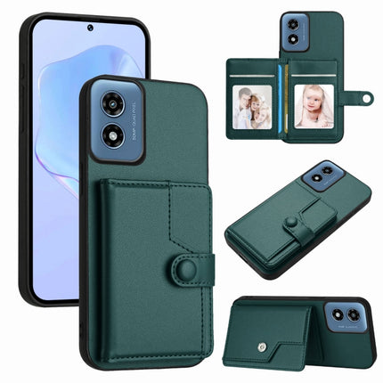 Button Card Bag RFID Anti-theft Phone Case, For Motorola Moto G Play 4G 2024, For Motorola Moto G Power 5G 2024