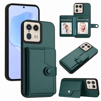 Button Card Bag RFID Anti-theft Phone Case, For Motorola Edge 60 Fusion / Edge 60, For Motorola Edge 60 Stylus 5G, For Motorola Moto G85 EU Version, For Motorola Moto X50 Ultra