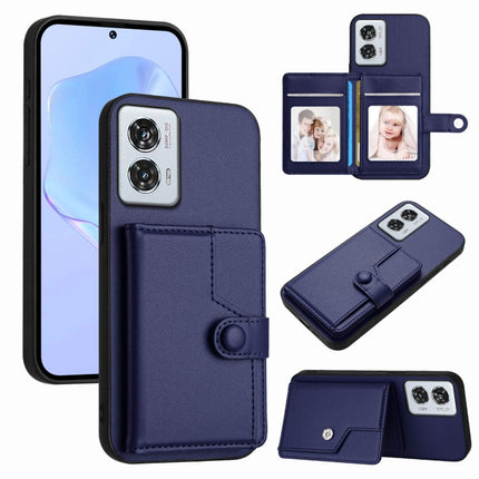 Button Card Bag RFID Anti-theft Phone Case, For Motorola Edge 50 Pro, For Motorola Edge 50 Fusion, For Motorola Moto G 5G 2024, For Motorola Moto G Stylus 5G 2024