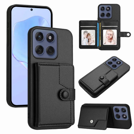 Button Card Bag RFID Anti-theft Phone Case, For Motorola Edge 60 Fusion / Edge 60, For Motorola Edge 60 Stylus 5G, For Motorola Moto G85 EU Version, For Motorola Moto X50 Ultra