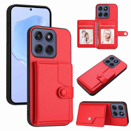 Button Card Bag RFID Anti-theft Phone Case, For Motorola Edge 60 Fusion / Edge 60, For Motorola Edge 60 Stylus 5G, For Motorola Moto G85 EU Version, For Motorola Moto X50 Ultra