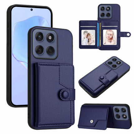 Button Card Bag RFID Anti-theft Phone Case, For Motorola Edge 60 Fusion / Edge 60, For Motorola Edge 60 Stylus 5G, For Motorola Moto G85 EU Version, For Motorola Moto X50 Ultra