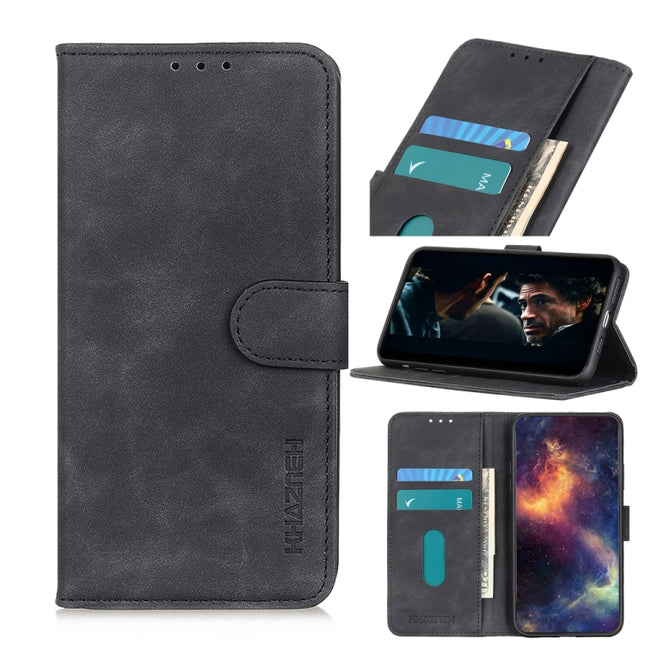 KHAZNEH Retro Texture PU + TPU Horizontal Flip Leather Case with Holder & Card Slots & Wallet, For Samsung Galaxy S20 FE 5G / S20 Fan Edition / S20 Lite