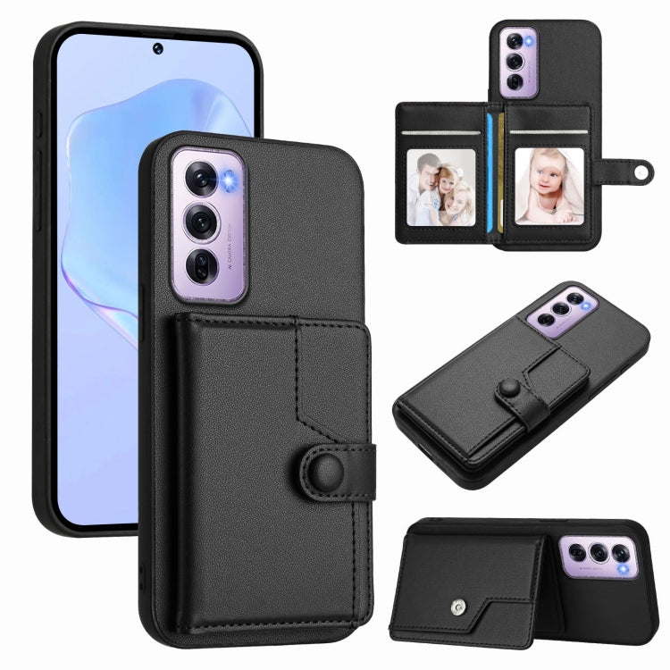 Button Card Bag RFID Anti-theft Phone Case