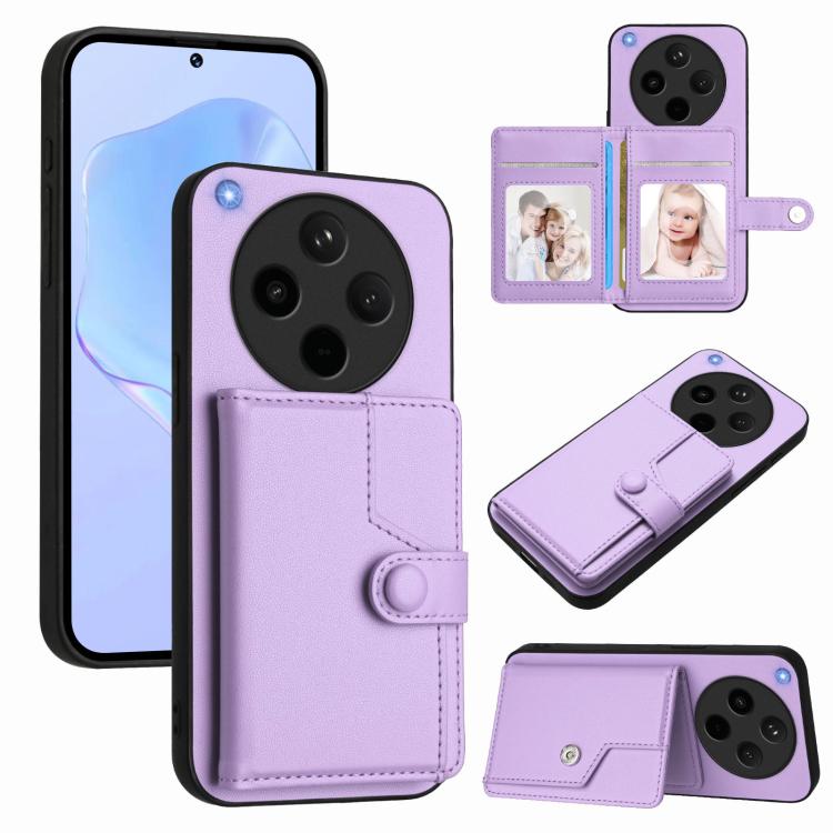 Button Card Bag RFID Anti-theft Phone Case