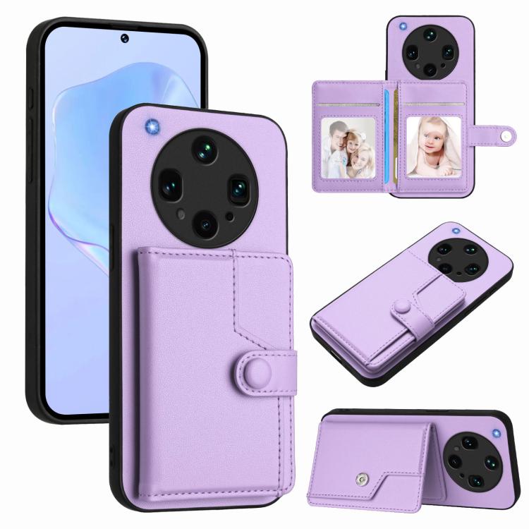 Button Card Bag RFID Anti-theft Phone Case