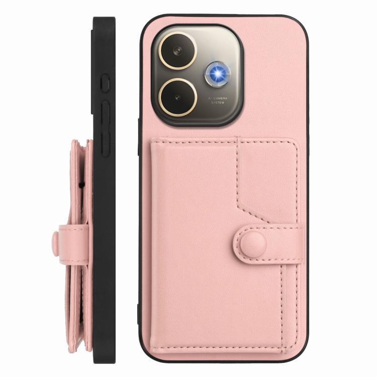Button Card Bag RFID Anti-theft Phone Case
