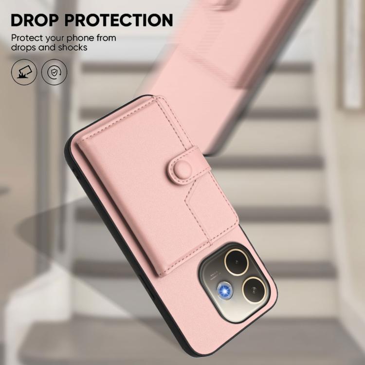 Button Card Bag RFID Anti-theft Phone Case