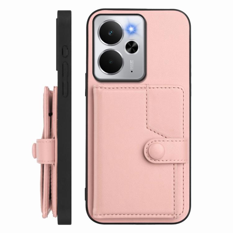 Button Card Bag RFID Anti-theft Phone Case