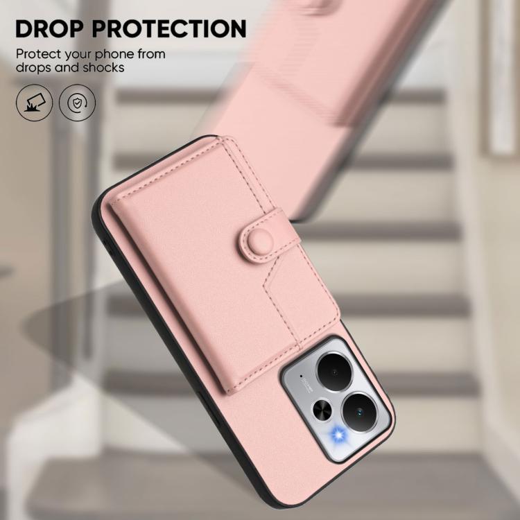 Button Card Bag RFID Anti-theft Phone Case