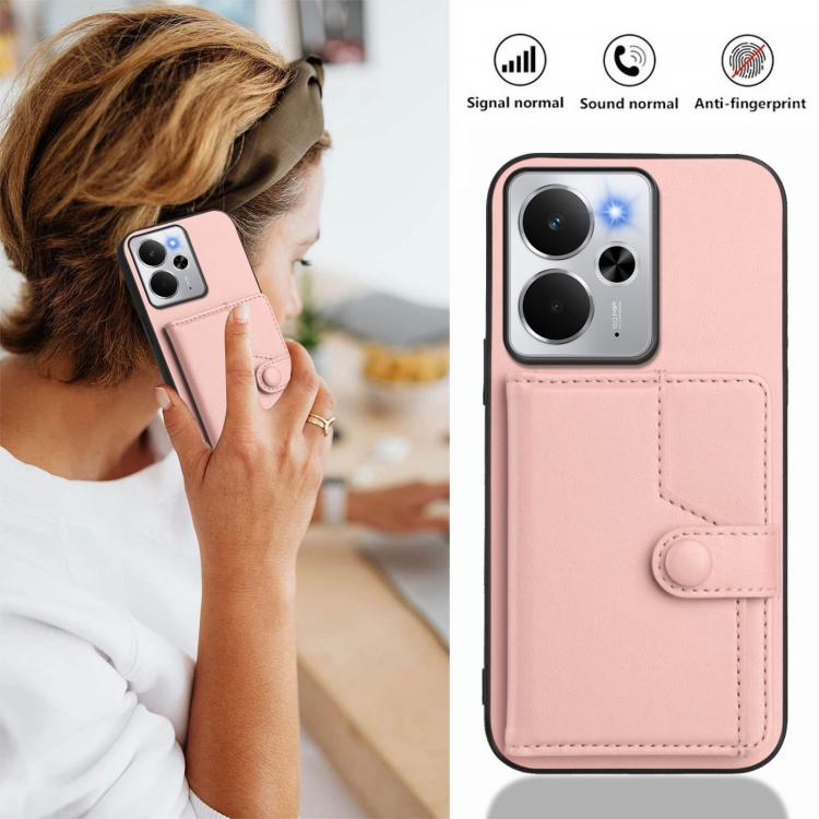 Button Card Bag RFID Anti-theft Phone Case